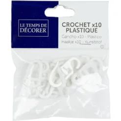 Crochet x10 blanc