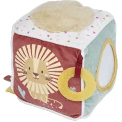 Cube d'éveil motif Lion 4 activités