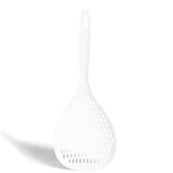 Cuillère écumoire plastique blanc ou orange