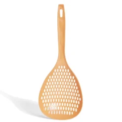 Cuillère écumoire plastique blanc ou orange
