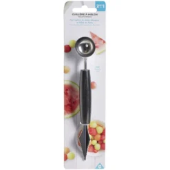 Cuillère découpe billes de melon pastèque inox