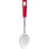 Cuillère à servir inox manche en polypropylène rouge