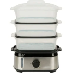 Cuiseur vapeur 3x3L avec minuteur