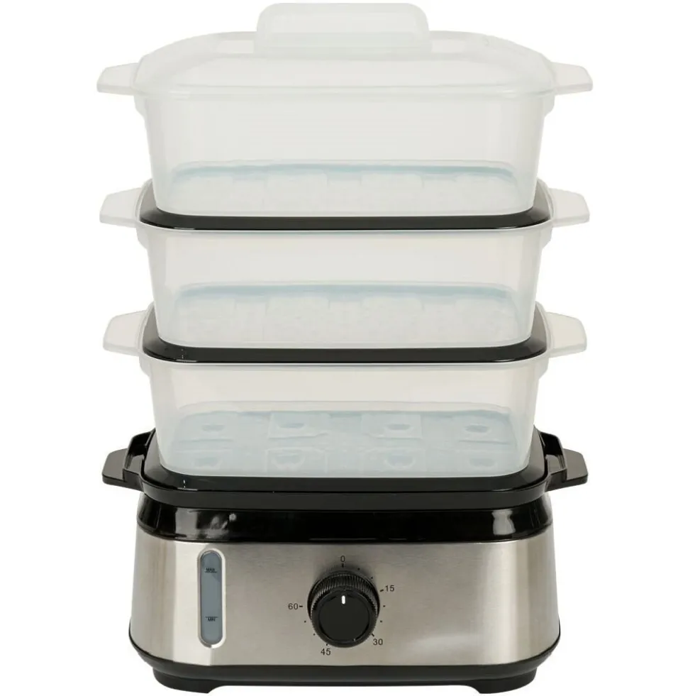 Cuiseur vapeur 3x3L avec minuteur