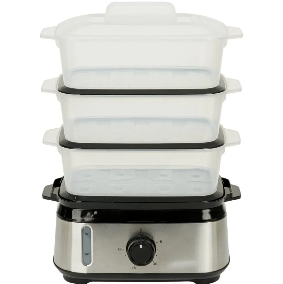 Cuiseur vapeur 3x3L avec minuteur