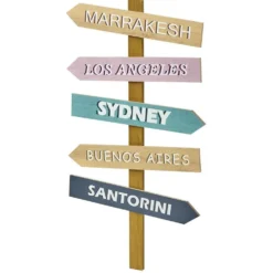 Déco murale panneaux de destinations L40xH70 cm
