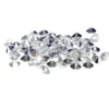 Décoration de table forme diamant argenté Ø2cm 120 pièces