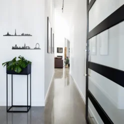 Décoration murale Paris métal noir 55cm