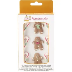 Décor sucré pour gâteau de Noël x9