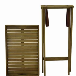 Desserte jardin Bali pliable marron 60x45xH75cm