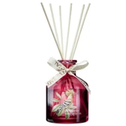 Diffuseur de senteur à bâtonnets bouteille verre colorée Ø7xH10cm (3 modèles)