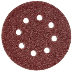 12 disques abrasifs en Corindon pour ponceuses vibrantes - Ø125 mm