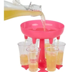 Distributeur à shooter avec 6 verres