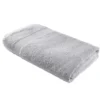 Drap de bain maxi 90x150cm coton gris acier