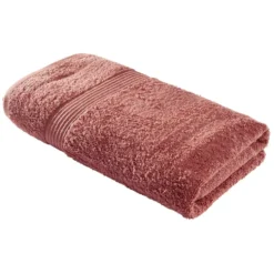 Drap de bain 70x130cm coton orange terracotta