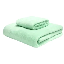 Drap de bain 70x140cm et serviette de toilette 35x75cm (3 modèles)