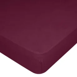 Drap housse coton jersey 160x200cm (plusieurs couleurs)