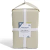 Drap housse 160x200cm polycoton beige