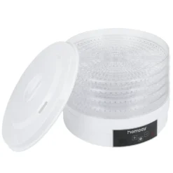 Déshydrateur alimentaire Homday 350W ABS blanc Ø30cm