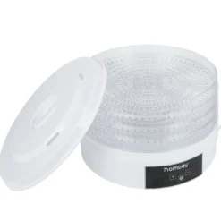 Déshydrateur alimentaire Homday 350W ABS blanc Ø30cm