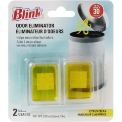 Désodorisant poubelle parfum citron x2