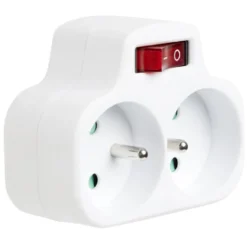 Duplite 2x16A avec interrupteur