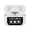 Ecouteurs bluetooth écran tactile blanc 6x2,5xH4,5cm