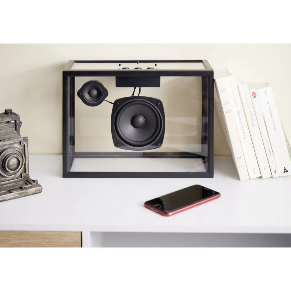 Enceinte bluetooth 5W transparente