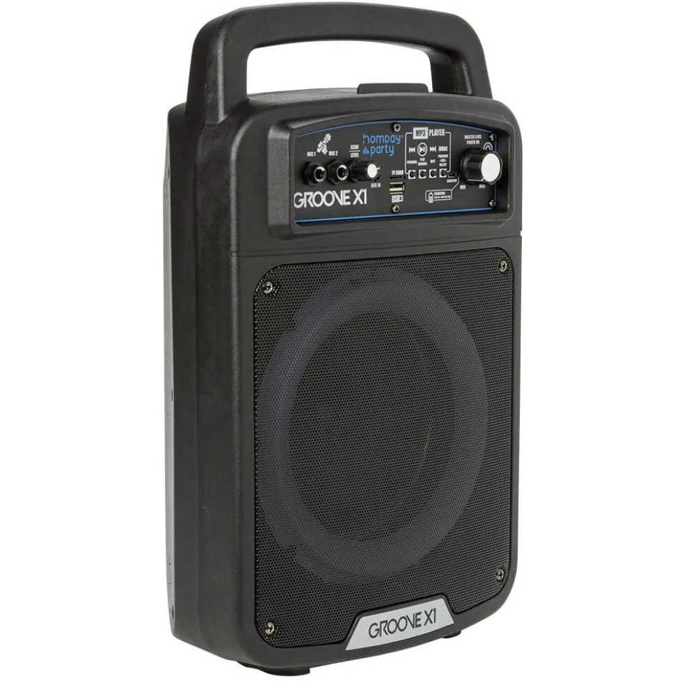Enceinte Homday Groove X1 sur pied