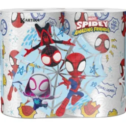 Essuie tout Spidey 75 feuilles 3 plis 2 rouleaux