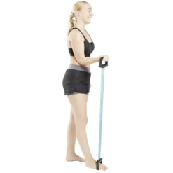 Extenseur fitness avec 3 sangles de musculation L76cm