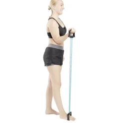Extenseur fitness avec 3 sangles de musculation L76cm