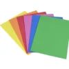 Feuille en papier mousse coloré x6