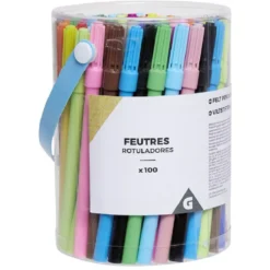 Feutre 25 couleurs dans baril x100