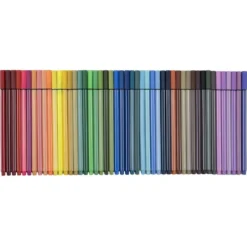 Feutres fins x48 palette multicolore