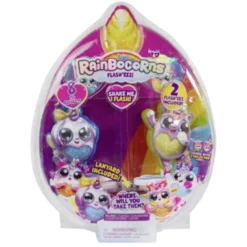 Figurine animal Rainbocorns Flash'eez x2