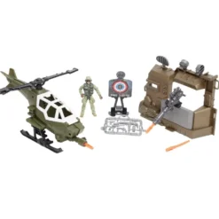 Figurine militaire avec accessoires (3 modèles)