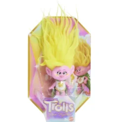 Figurine Troll Viva bleu et jaune