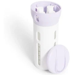 Flacon de voyage distributeur 4en1 bouchon pivotant