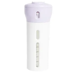 Flacon de voyage distributeur 4en1 bouchon pivotant