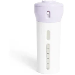 Flacon de voyage distributeur 4en1 bouchon pivotant