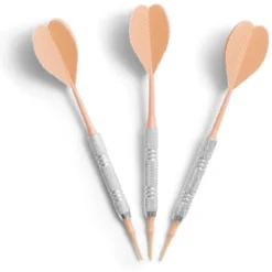 Fléchette acier plastique pointe souple x3