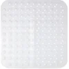 Fond de douche design bulle relief pvc blanc transparent