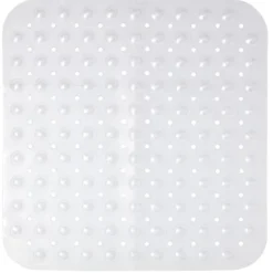 Fond de douche design bulle relief pvc blanc transparent