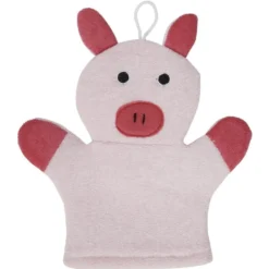 Gant de douche exfoliant enfant canard