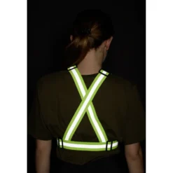 Gilet réfléchissant ajustable taille universelle jaune fluo