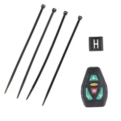 Gilet signalétique LED vert et noir