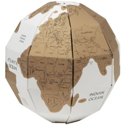 Globe terrestre à gratter H.23 cm