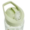 Gourde enfant 450ml plastique vert motif abeille Ø7xH16,5cm