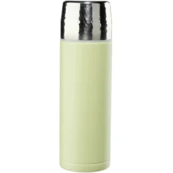Gourde isotherme inox 500ml uni avec tasse Ø7xH22cm (2 modèles)